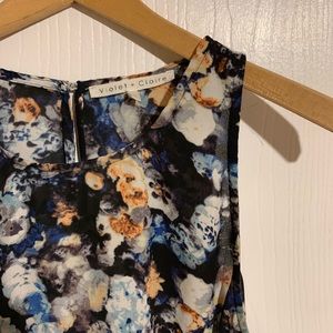 Floral Violet & Claire tank